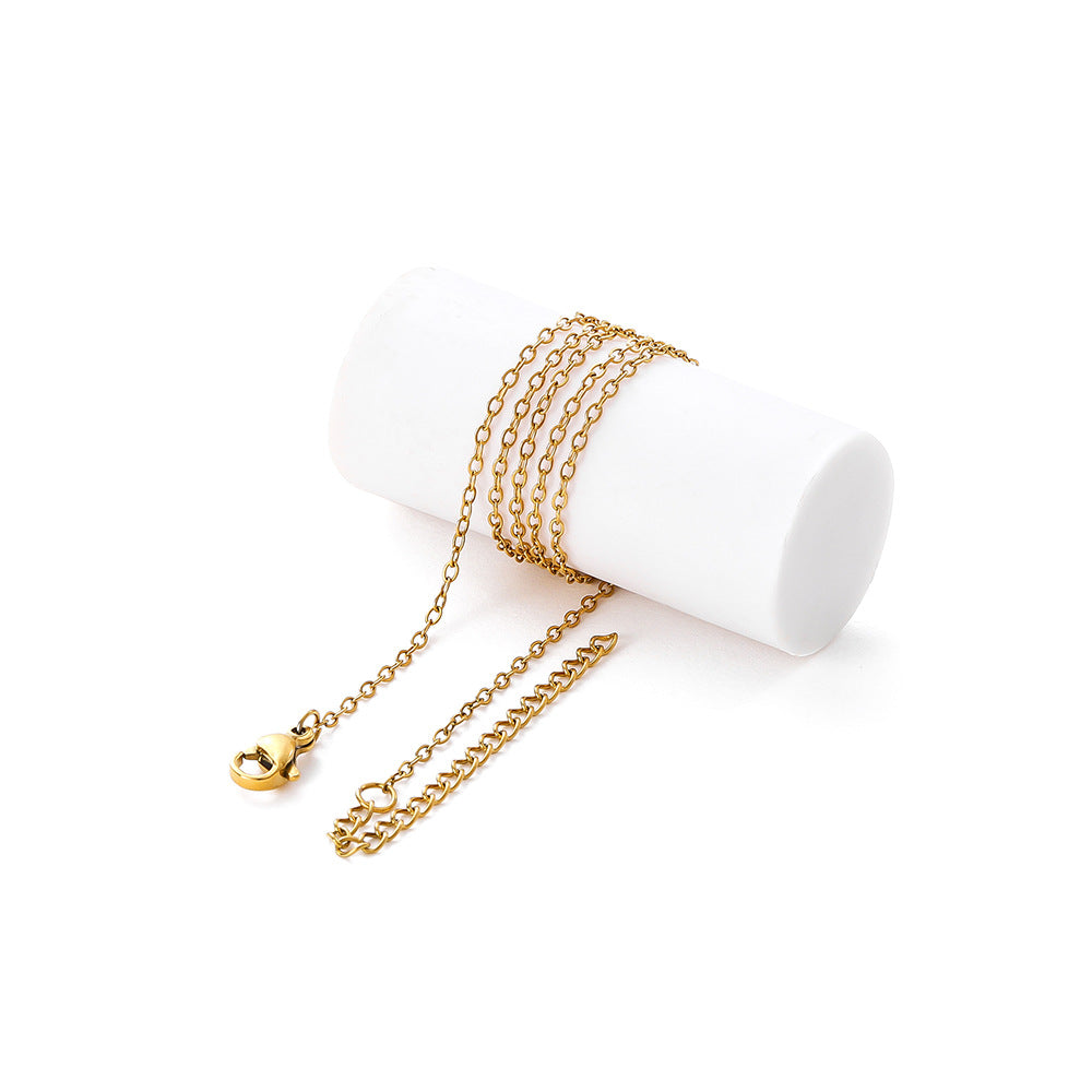 New Stainless Steel Jewelry Chain DIY Highly Colorfast Necklace Vera Lux