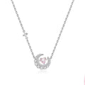 Phantom Dream Heart Moon Necklace Womens Clavicle Chain Vera Lux