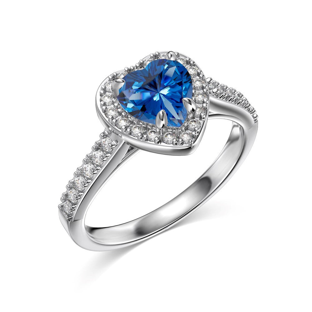 12 Zodiac Colorful Zircon Silver Ring For Women Vera Lux