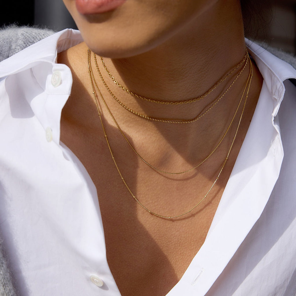 18K gold layered necklace Vera Lux