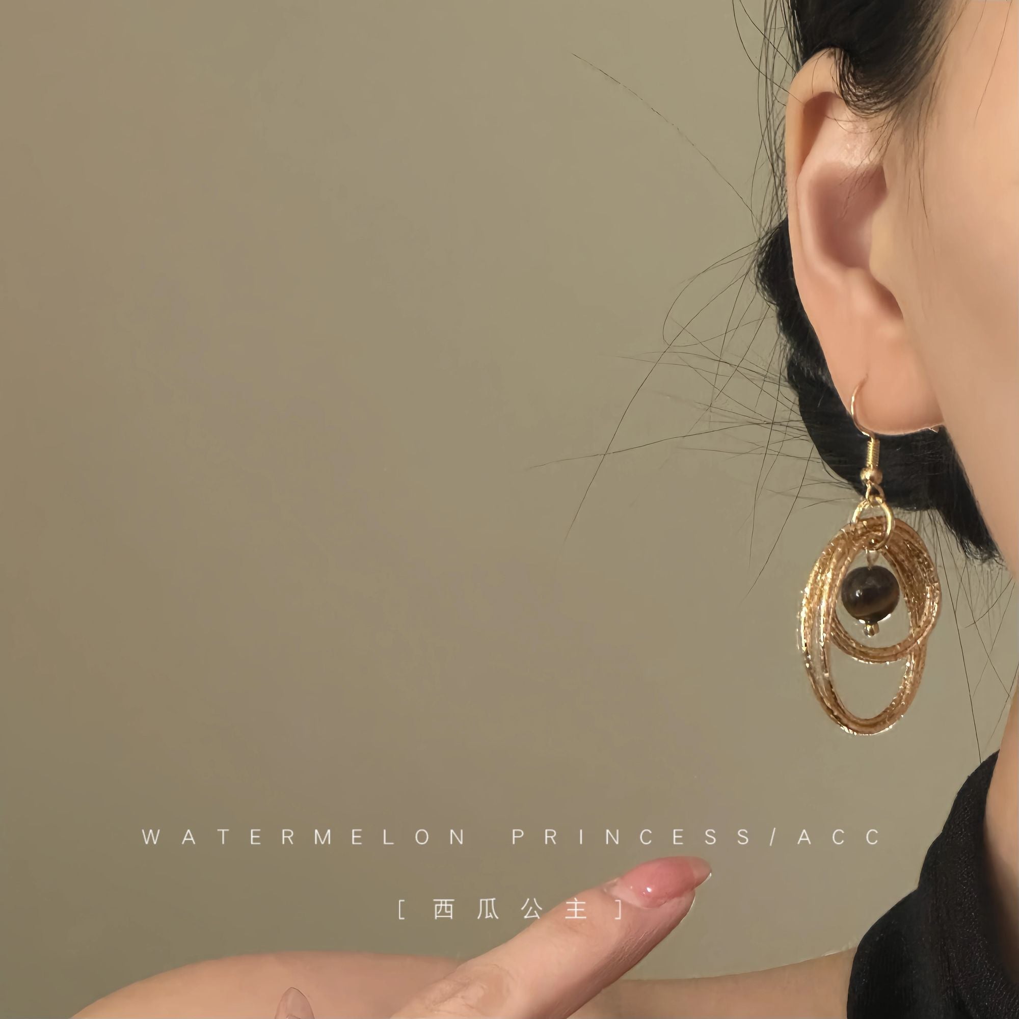 2026 Hot Sale Golden Tiger's Eye Earrings, Elegant & Unique Women's Jewelry Vera Lux