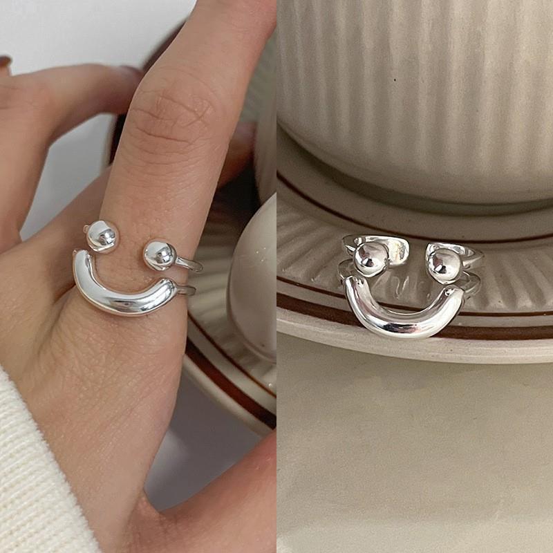 925 Sterling Silver Irregular Plain Band Ring For Women, Minimalist INS Style, Non-Tarnish Versatile Stackable Finger Rings Vera Lux