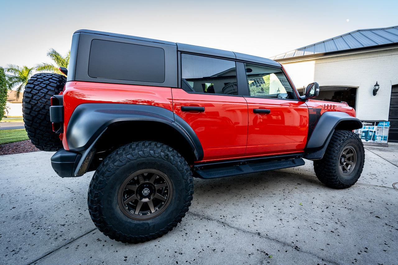 3D Carbon B Pillar Protection Kit - 2021+ Bronco 4 Door StickerFab