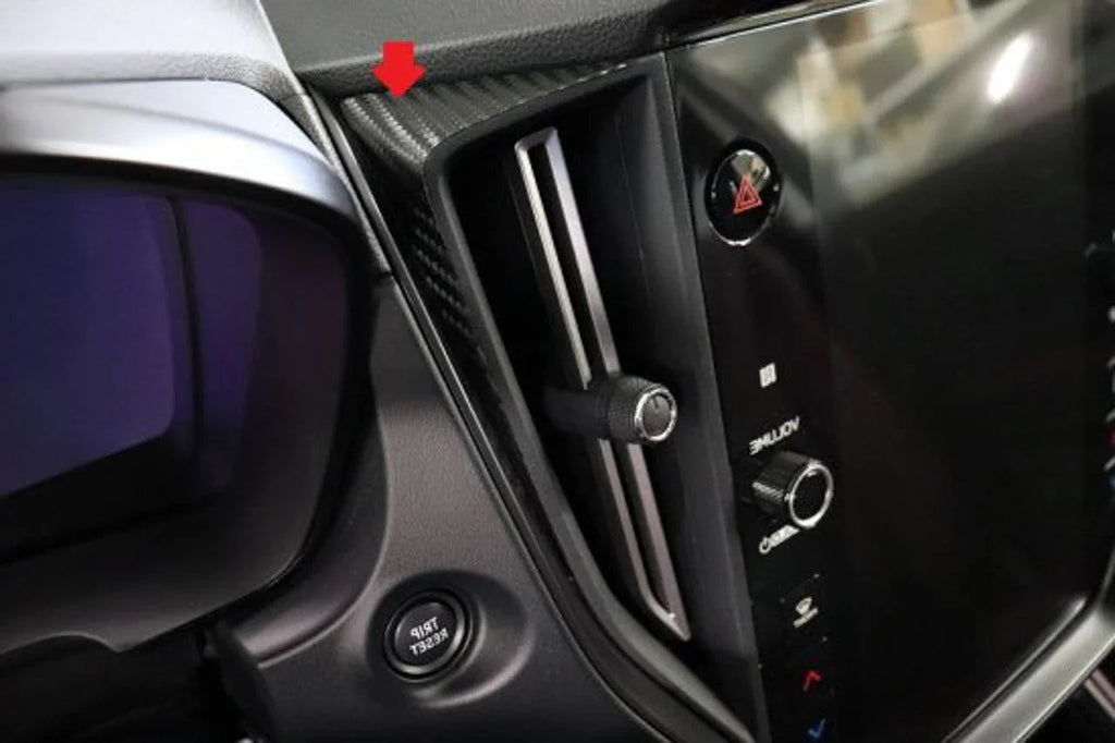 3D Carbon Center AC Vent Outer Trim Overlays - 2022+ WRX StickerFab