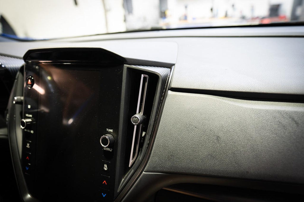 3D Carbon Center AC Vent Outer Trim Overlays - 2022+ WRX StickerFab