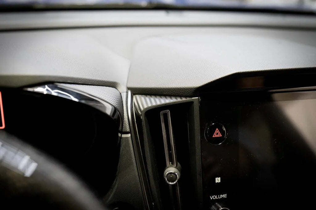 3D Carbon Center AC Vent Outer Trim Overlays - 2022+ WRX StickerFab