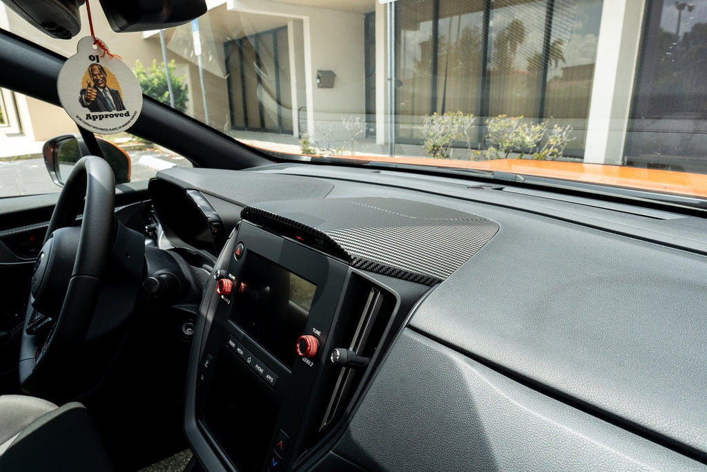 3D Carbon Center Hood Overlay Kit - 2022+ Subaru WRX StickerFab