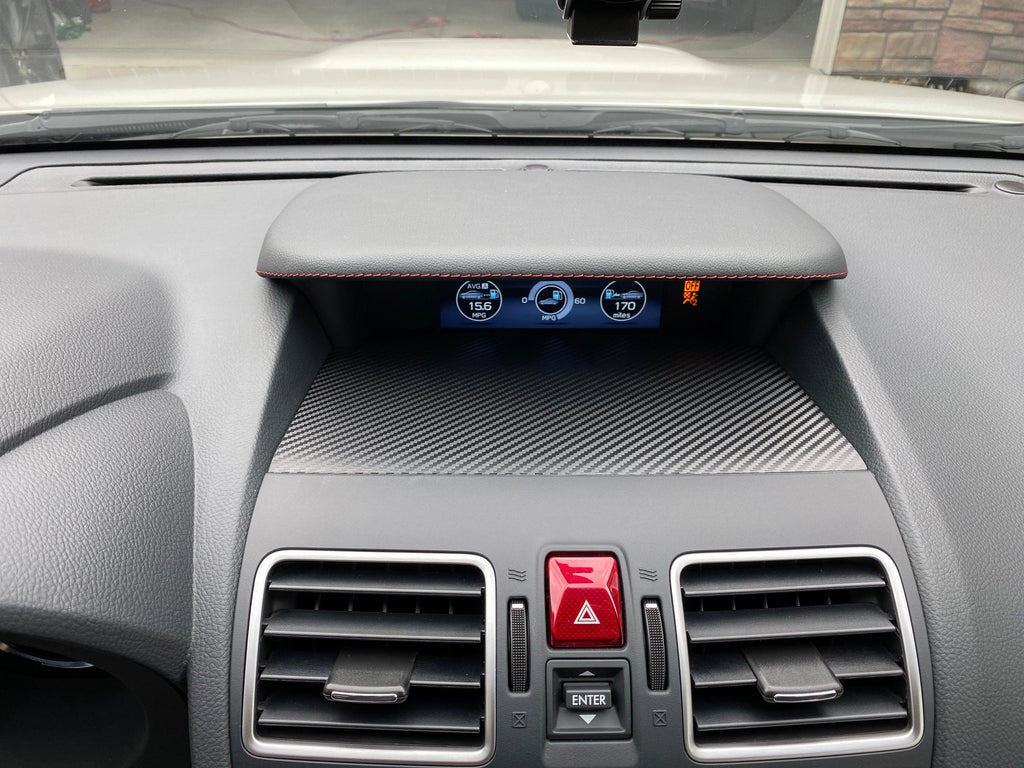 3D Carbon Center Instrument Panel Dash Trim - 2015-2021 WRX / STI StickerFab