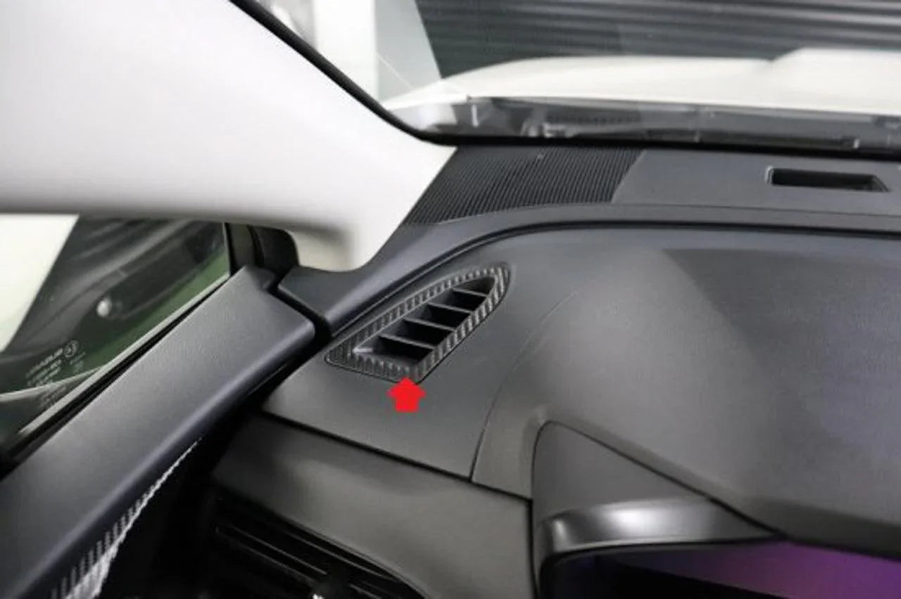 3D Carbon Defroster Vent Trim Overlays - 2022+ WRX StickerFab