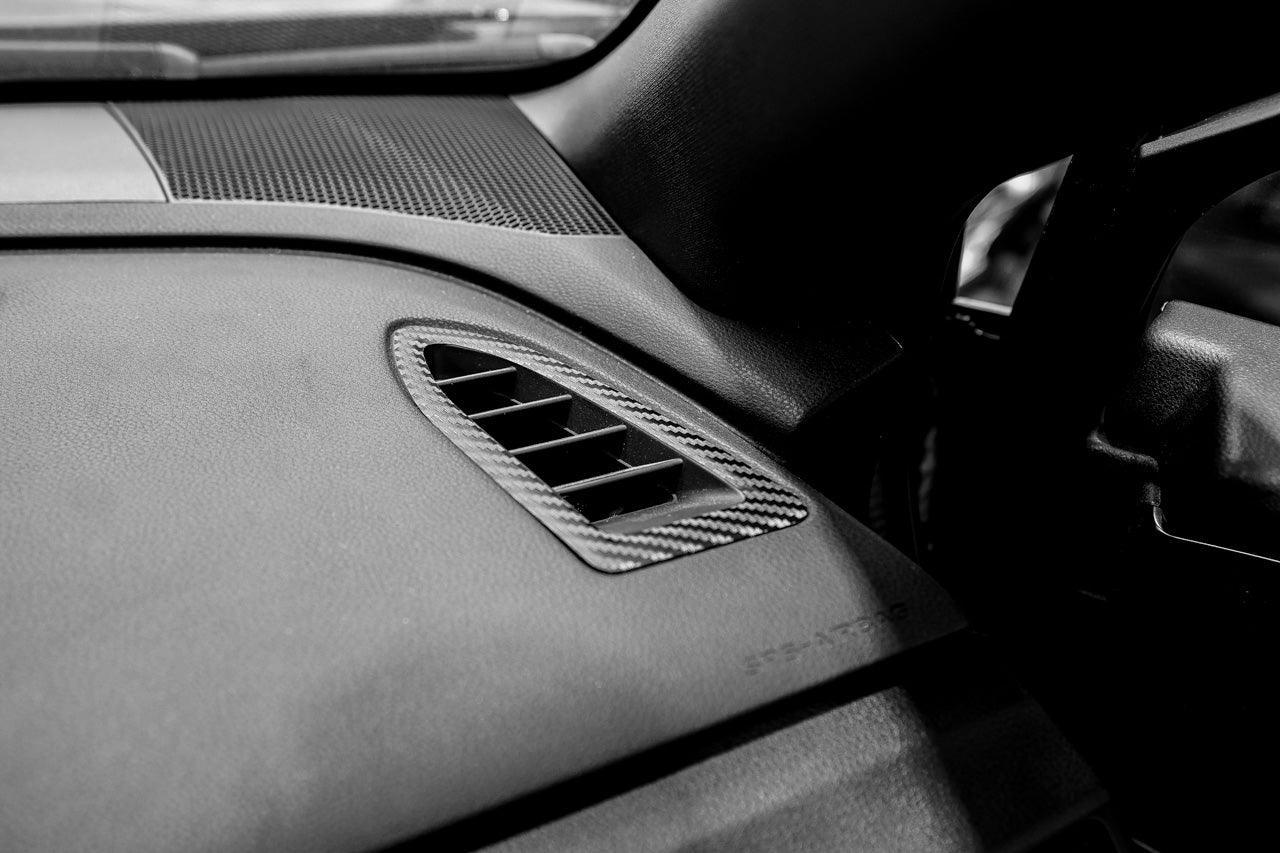 3D Carbon Defroster Vent Trim Overlays - 2022+ WRX StickerFab