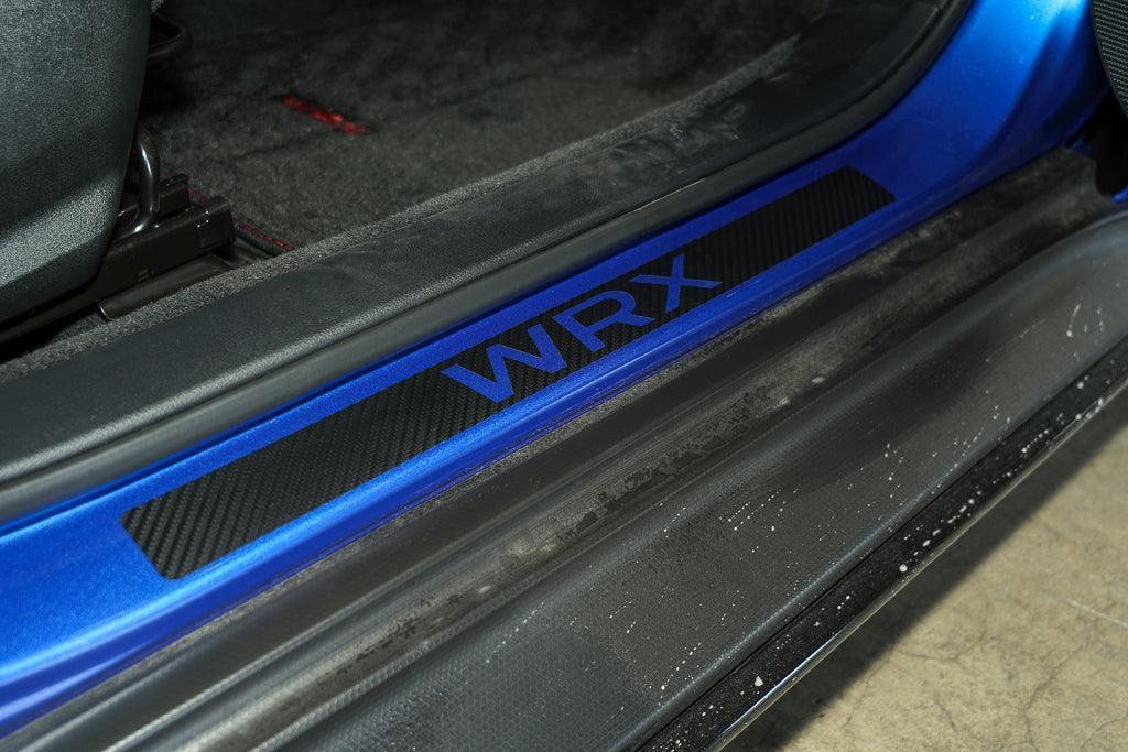 3D Carbon Door Sill Accent Overlay (VA/VB) fits 2015+ WRX / STI StickerFab