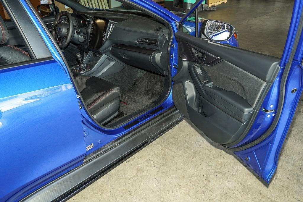 3D Carbon Door Sill Accent Overlay (VA/VB) fits 2015+ WRX / STI StickerFab
