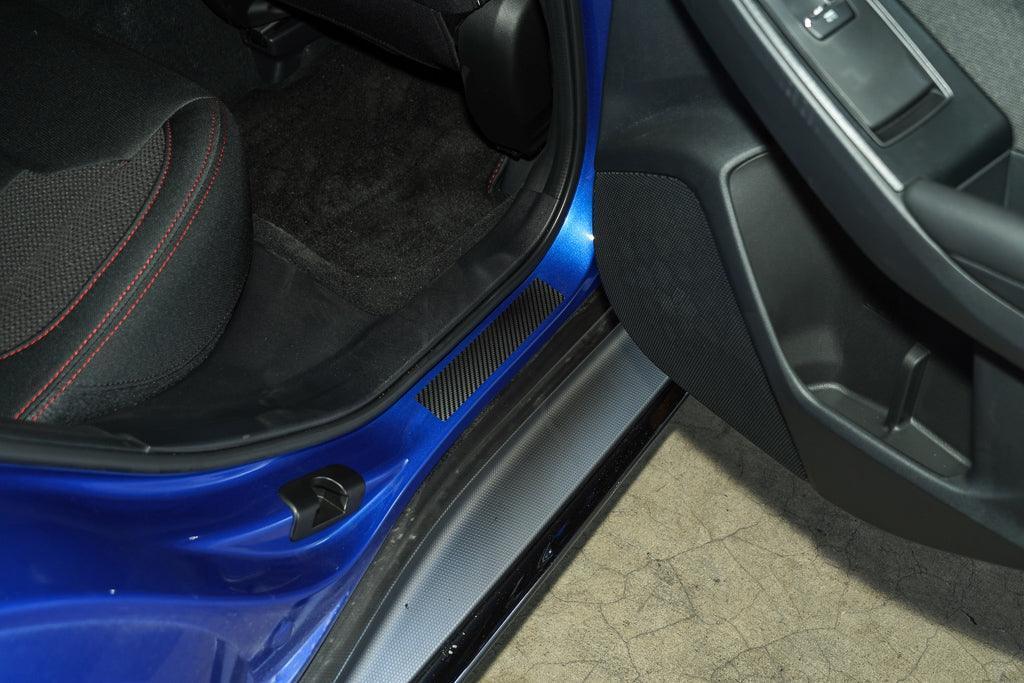 3D Carbon Door Sill Accent Overlay (VA/VB) fits 2015+ WRX / STI StickerFab