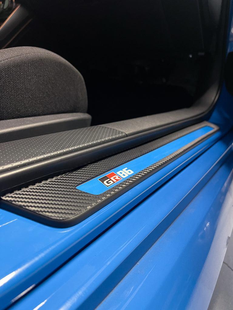 3D Carbon Door Sill Overlay Part 1 (Lower) - 2022+ BRZ / GR86 StickerFab