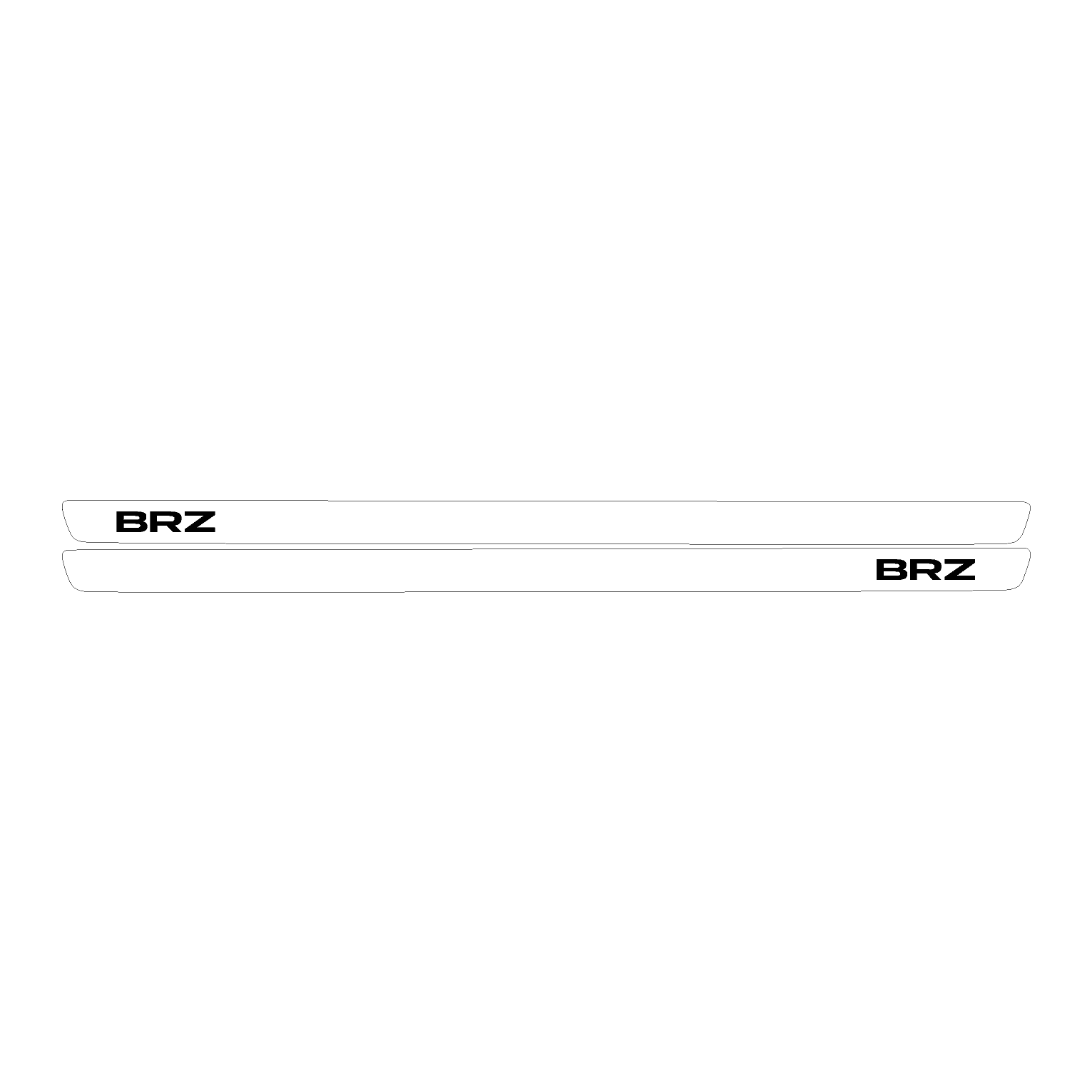 3D Carbon Door Sill Overlay Part 1 (Lower) - 2022+ BRZ / GR86 StickerFab