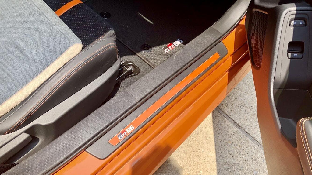 3D Carbon Door Sill Overlay Part 1 (Lower) - 2022+ BRZ / GR86 StickerFab
