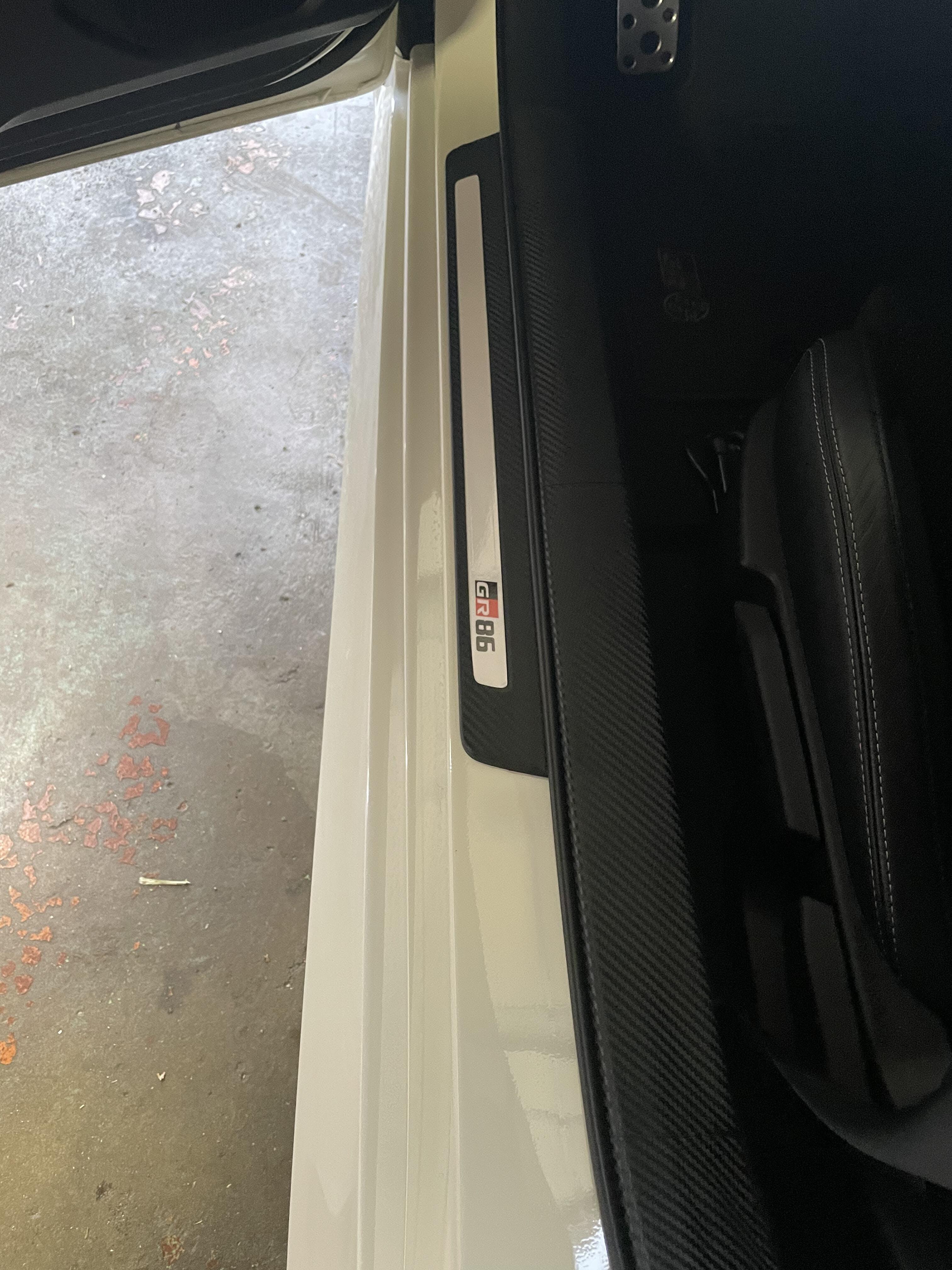 3D Carbon Door Sill Overlay Part 1 (Lower) - 2022+ BRZ / GR86 StickerFab