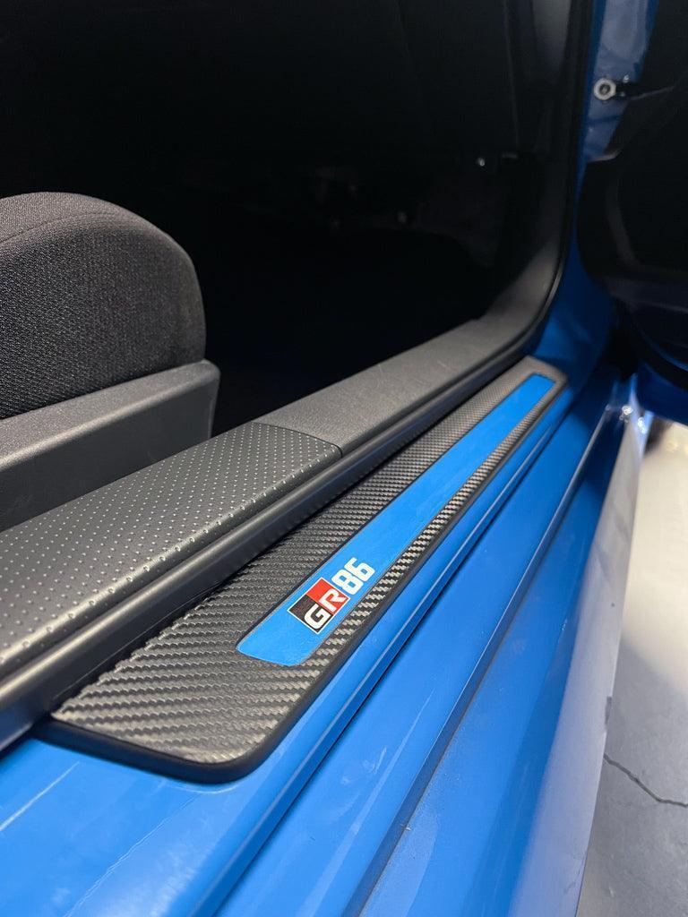 3D Carbon Door Sill Overlay Part 1 (Lower) - 2022+ BRZ / GR86 StickerFab