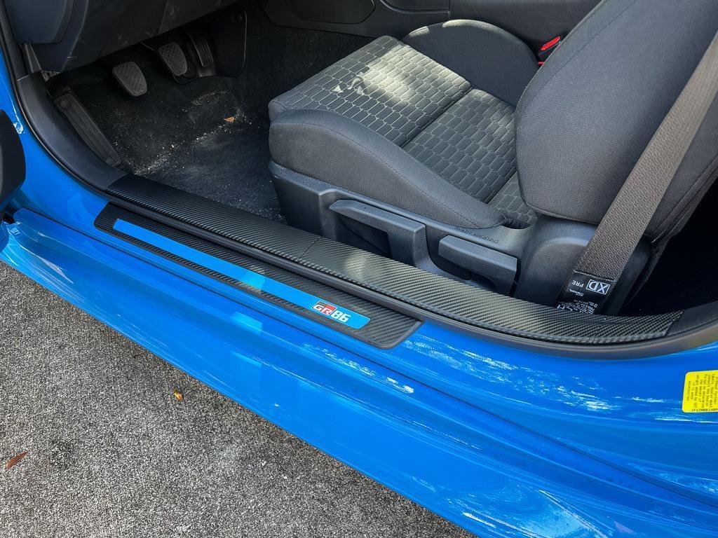 3D Carbon Door Sill Overlay Part 2 (Upper) - 2022+ BRZ / GR86 StickerFab