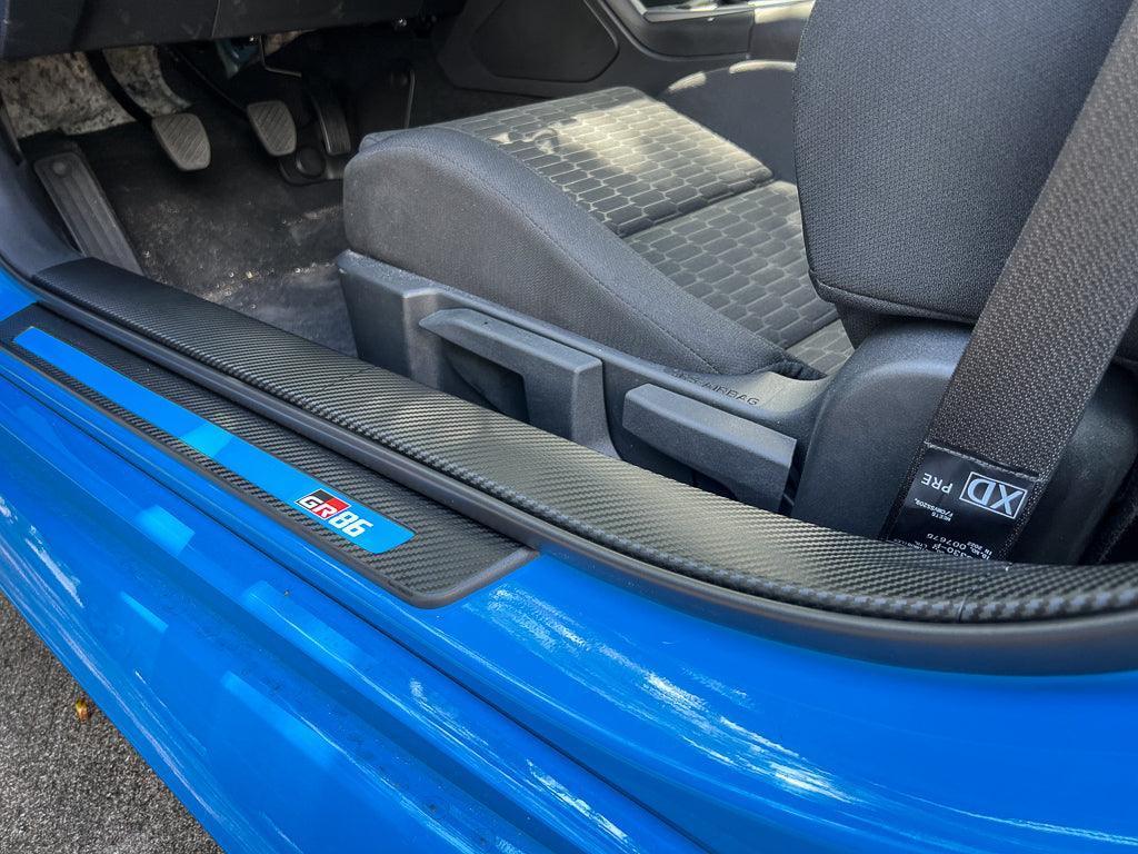 3D Carbon Door Sill Overlay Part 2 (Upper) - 2022+ BRZ / GR86 StickerFab