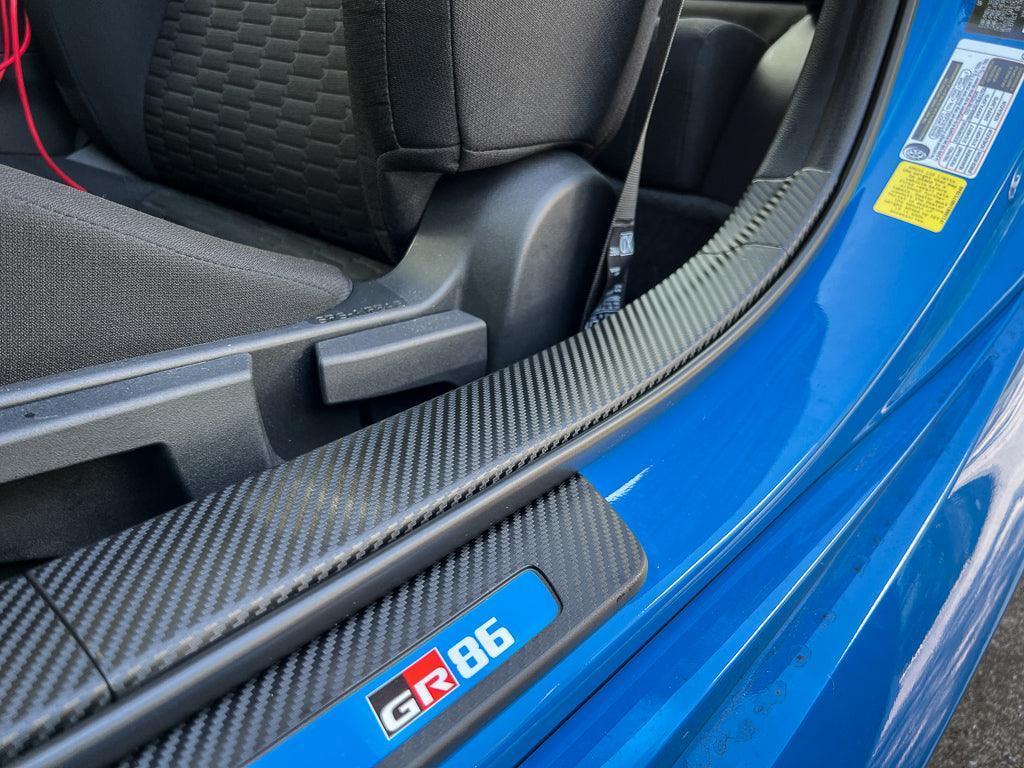 3D Carbon Door Sill Overlay Part 2 (Upper) - 2022+ BRZ / GR86 StickerFab