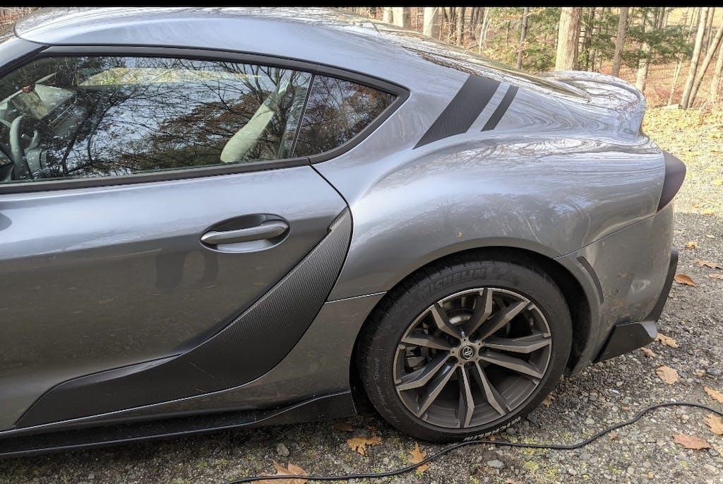 3D Carbon Door Trim Overlay / Garnish / Protector - 2020+ Supra StickerFab