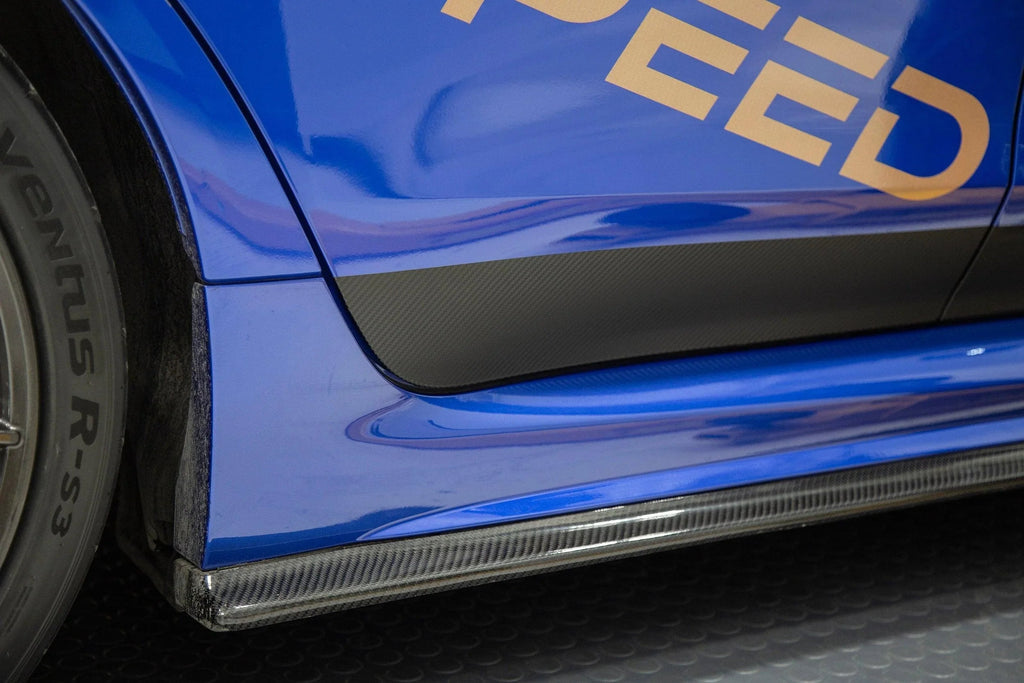 3D Carbon Exterior Lower Door Protection Kit - 2015-2021 WRX / STI StickerFab