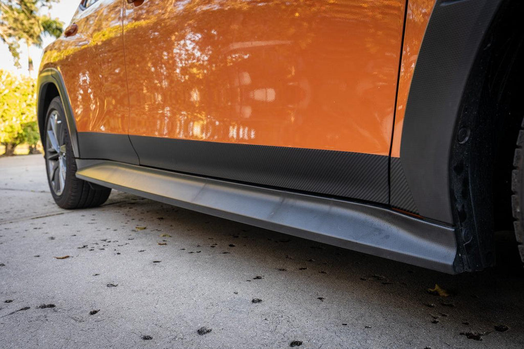 3D Carbon Exterior Lower Door Protection Kit - 2022+ Subaru WRX StickerFab