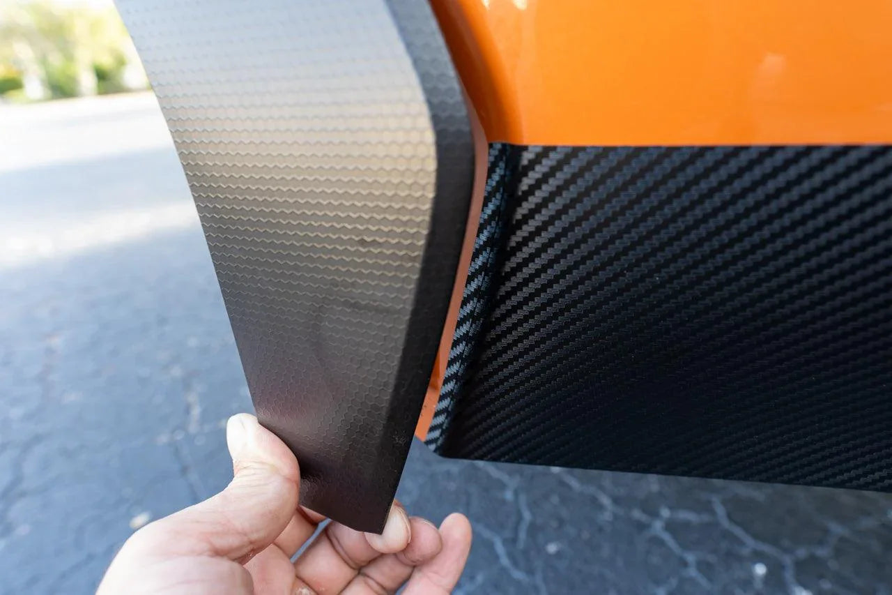 3D Carbon Exterior Lower Door Protection Kit - 2022+ Subaru WRX StickerFab