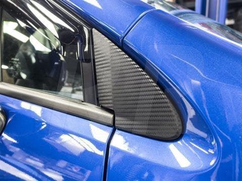 3D Carbon Fiber Quarter Mirror Trim Overlays WRX / STI 2015-2020 StickerFab