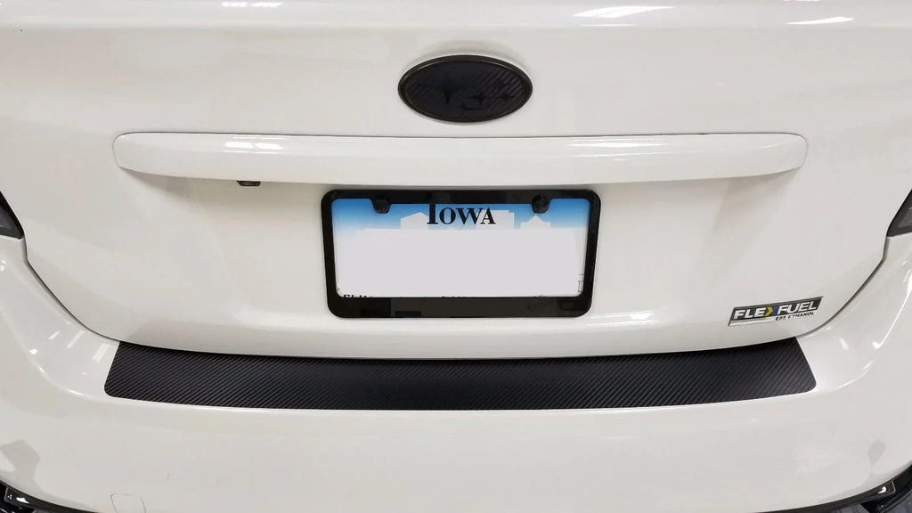 3D Carbon Fiber Rear Bumper Overlay - 2015-2020 WRX / STI StickerFab
