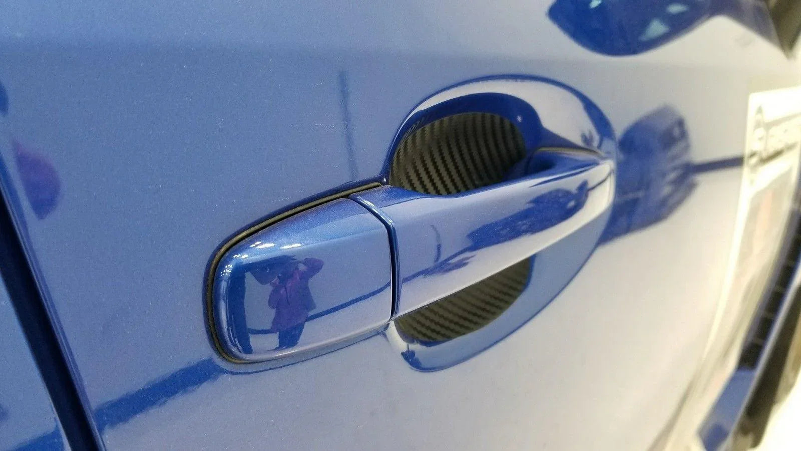 3D Carbon Fiber Vinyl Door Cup Protectors - 2015-2020 Subaru WRX / STI StickerFab