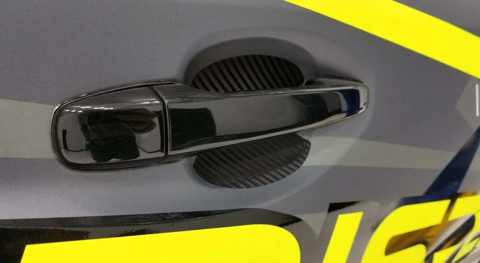 3D Carbon Fiber Vinyl Door Cup Protectors - 2015-2020 Subaru WRX / STI StickerFab