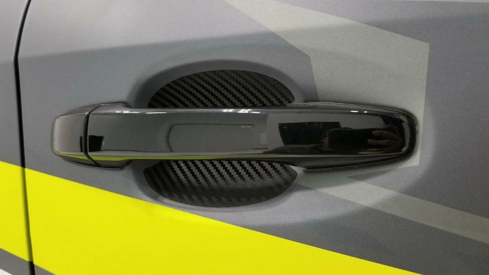 3D Carbon Fiber Vinyl Door Cup Protectors - 2015-2020 Subaru WRX / STI StickerFab