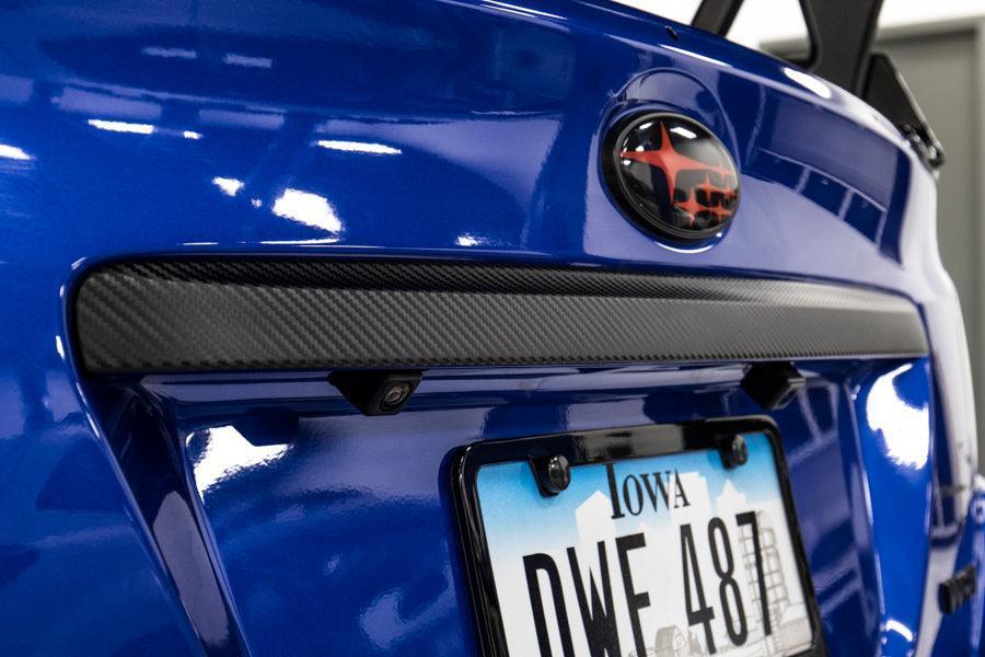 3D Carbon Fiber Vinyl Trunk Trim Overlay - 2015-2021 WRX / STI StickerFab