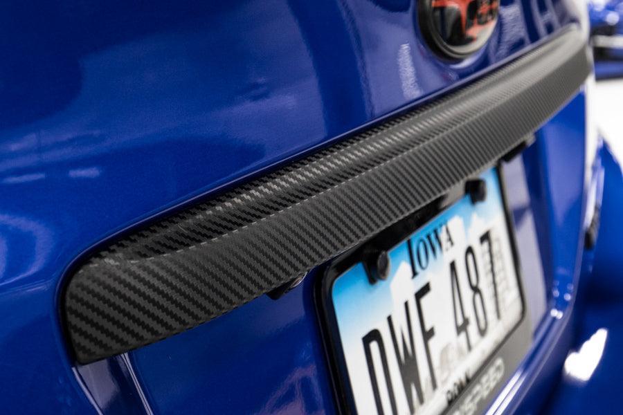 3D Carbon Fiber Vinyl Trunk Trim Overlay - 2015-2021 WRX / STI StickerFab