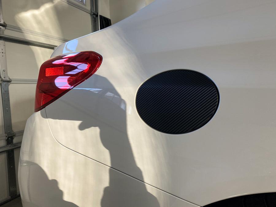3D Carbon Fuel Door Cover - 2015-2020 WRX / STI StickerFab