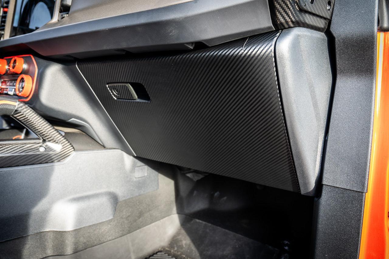 3D Carbon Glovebox Overlay Kit - 2021+ Bronco StickerFab