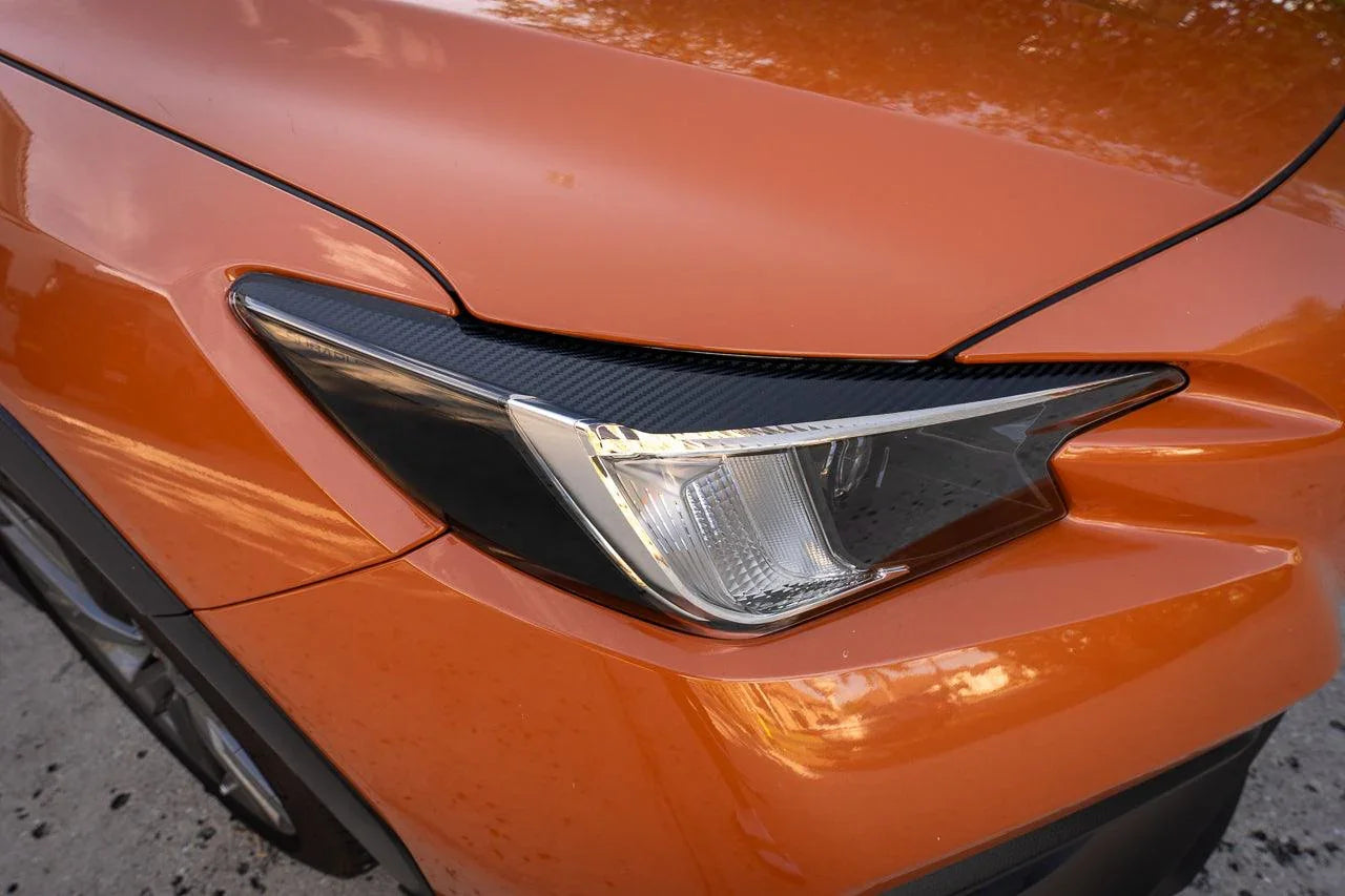 3D Carbon Headlight Eyebrows - 2022+ Subaru WRX StickerFab