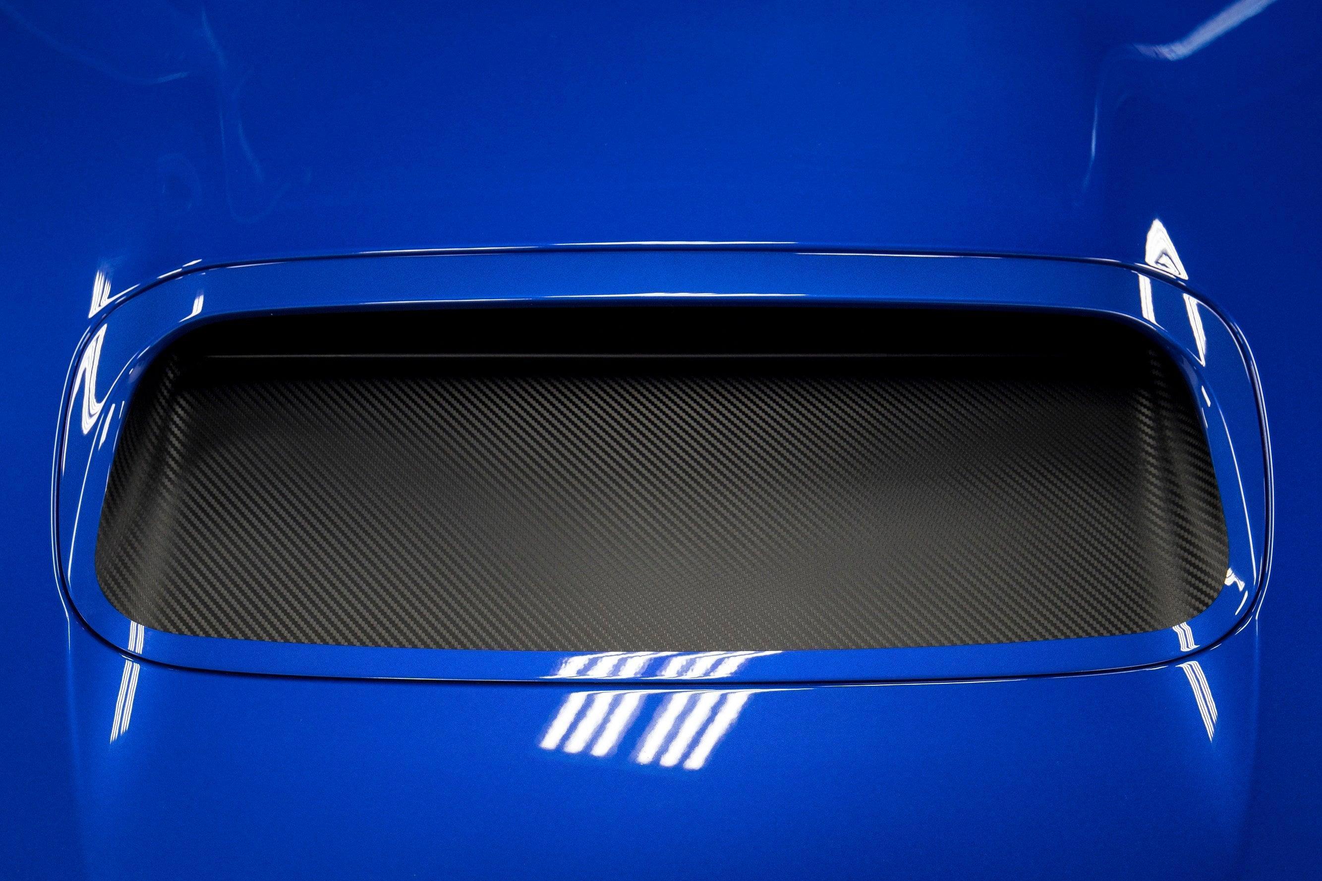 3D Carbon Hood Scoop Overlay - 2015-2021 Subaru WRX / STI StickerFab