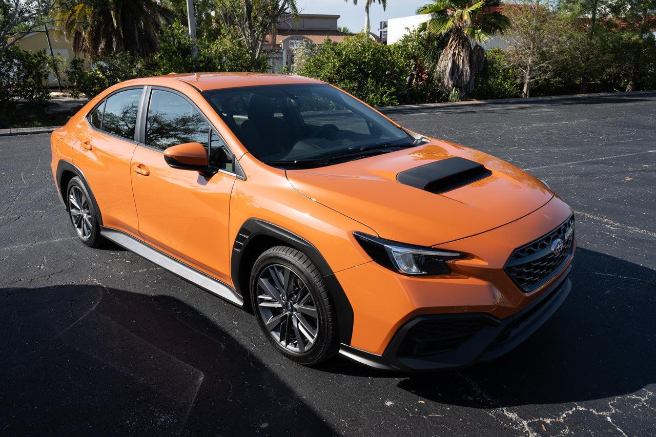 3D Carbon Hood Scoop Overlay - 2022+ Subaru WRX StickerFab