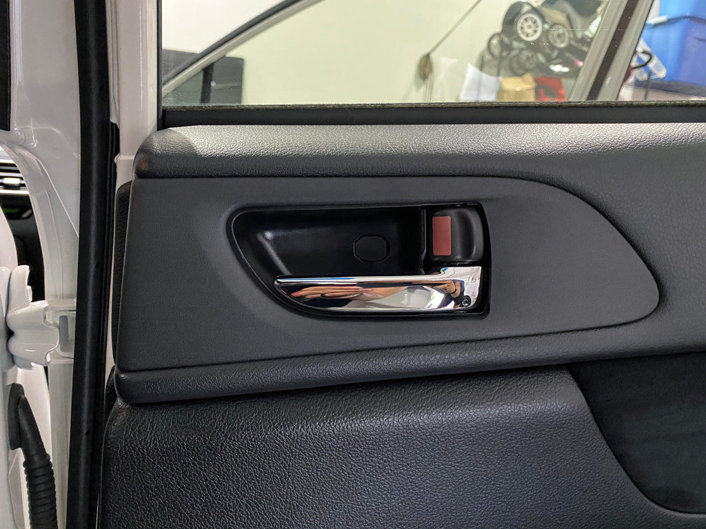 3D Carbon Interior Door Handle Trim Overlays - 2015-2021 WRX / STI StickerFab