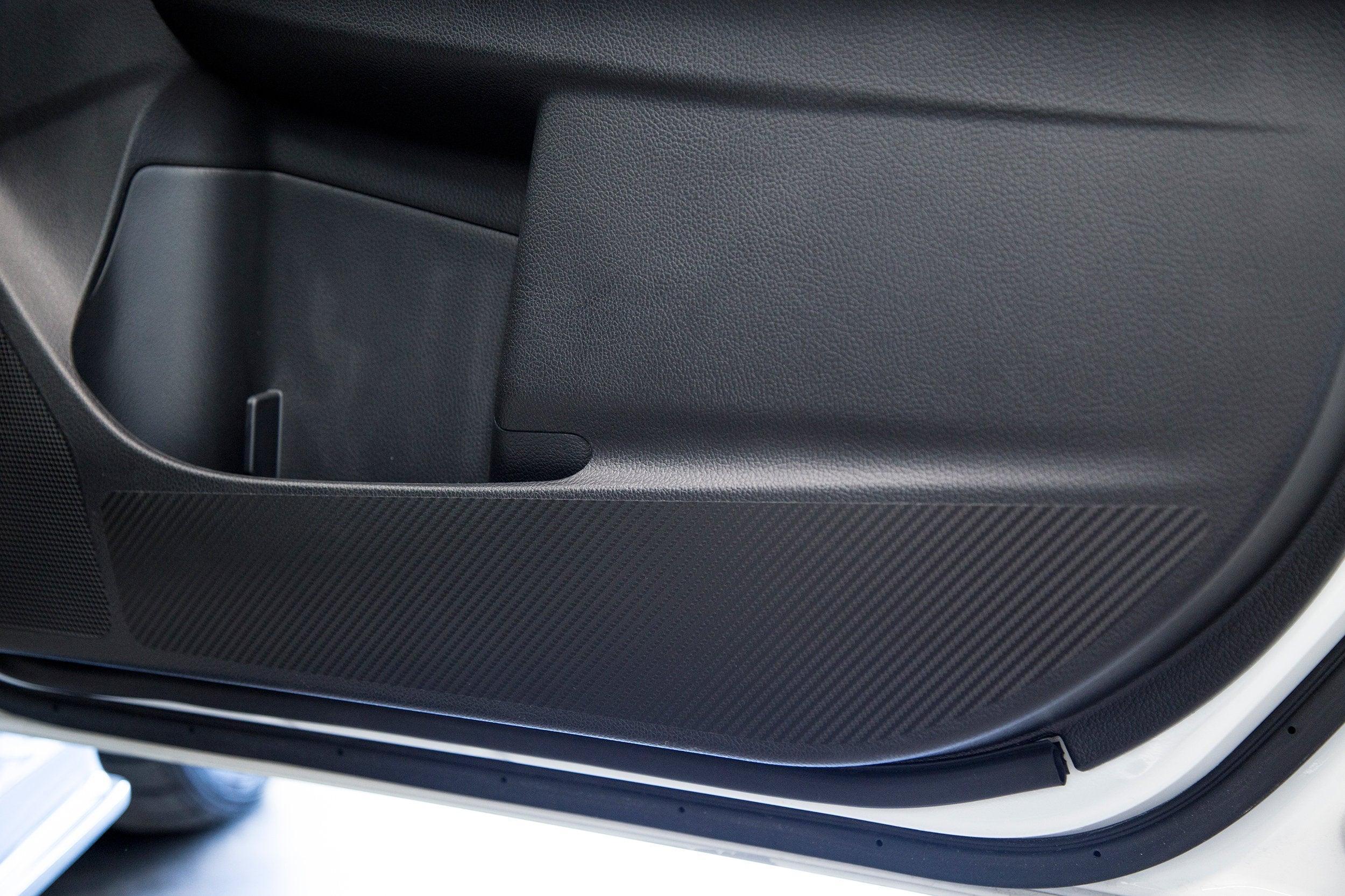 3D Carbon Interior Lower Door Protection Kit - 2015-2021 WRX & STI StickerFab