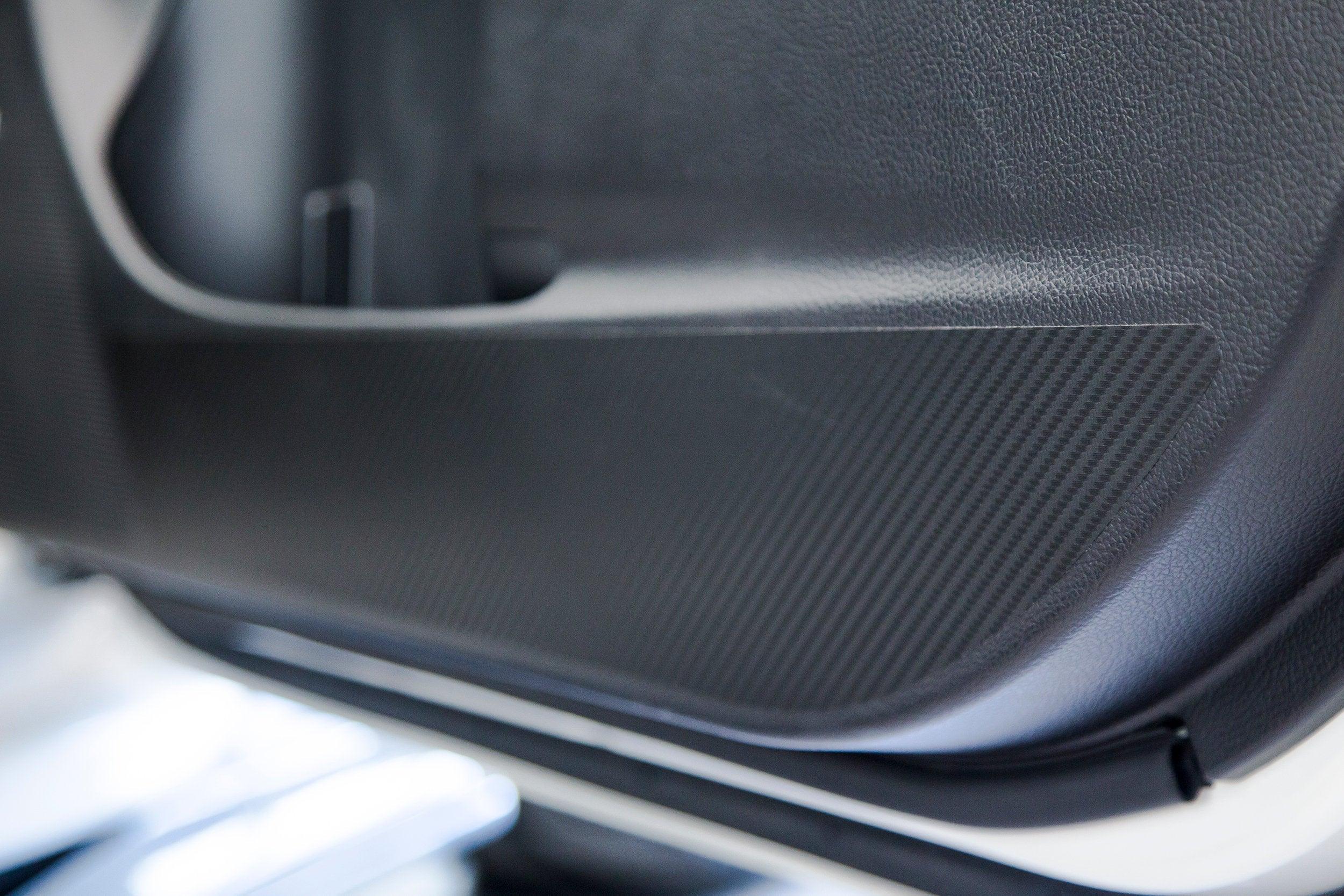 3D Carbon Interior Lower Door Protection Kit - 2015-2021 WRX & STI StickerFab