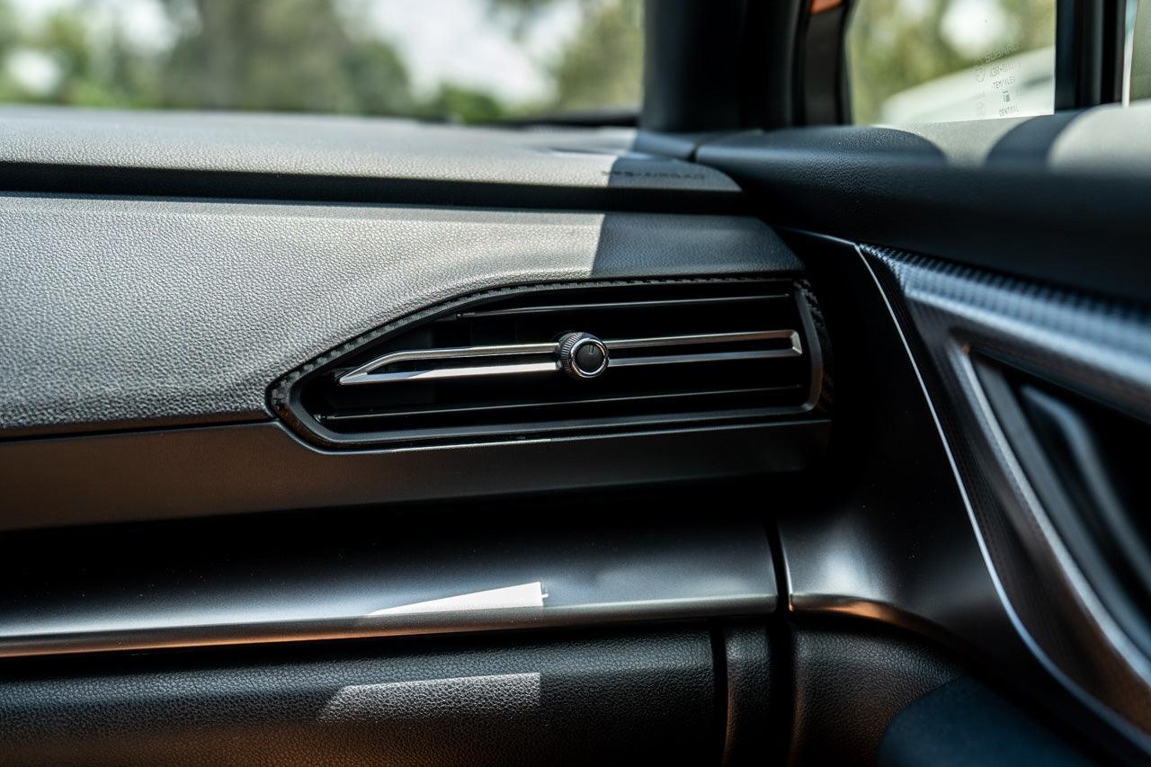 3D Carbon Outer AC Vent Overlays fits 2022+ Subaru WRX StickerFab