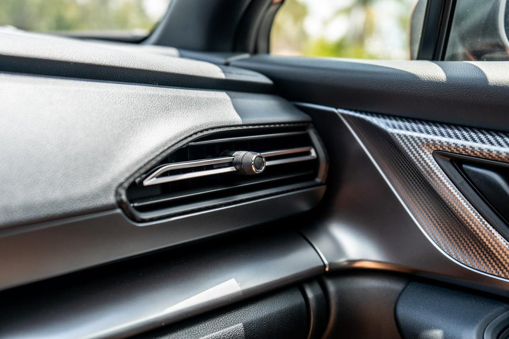 3D Carbon Outer AC Vent Overlays fits 2022+ Subaru WRX StickerFab