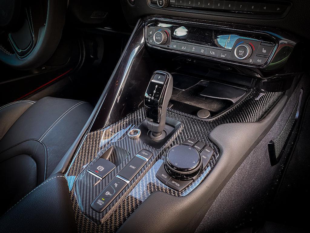 3D Carbon Phone Charger / USB / Cigarette Lighter Tray Overlay - 2020+ Supra StickerFab