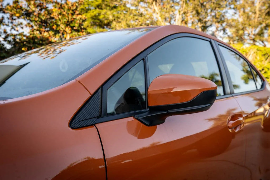 3D Carbon Quarter Window Trim Overlay - 2022+ Subaru WRX StickerFab