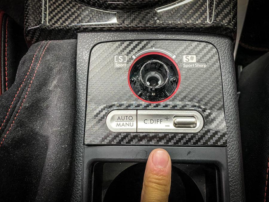 3D Carbon SI Drive Trim Overlay - 2015-2021 WRX / STI StickerFab