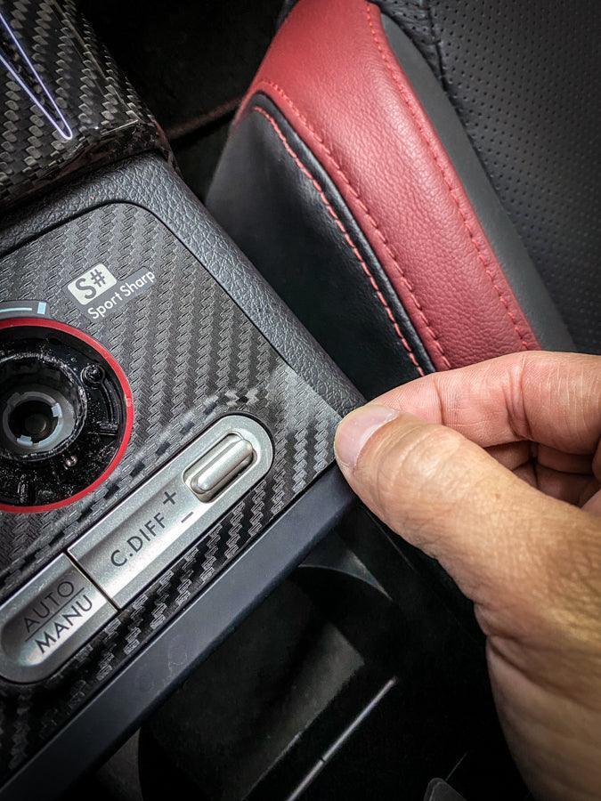 3D Carbon SI Drive Trim Overlay - 2015-2021 WRX / STI StickerFab